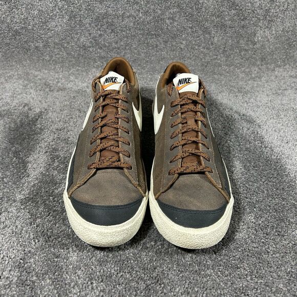 Nike Blazer Low \'77 DX4433-200 Mens Sz 11 PRM Brown Leather Athletic Shoes Used main image 7